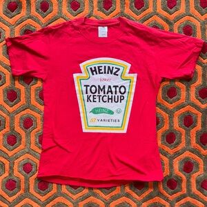 MAKE OFFER! Heinz Red Kids XL Short Sleeve T-Shirt Tee Ketchup
